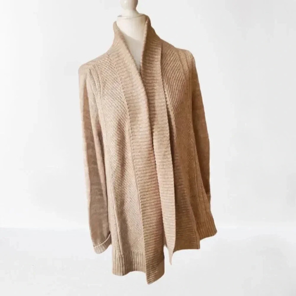 CHARTER Club cardigan/coat/jacket in creamy tan Size XLP - Picture 1 of 4